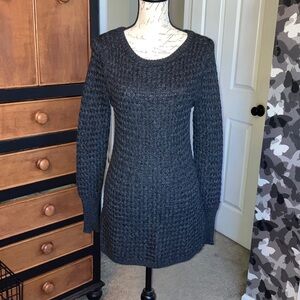 Athleta Heather Gray Textured Sweater